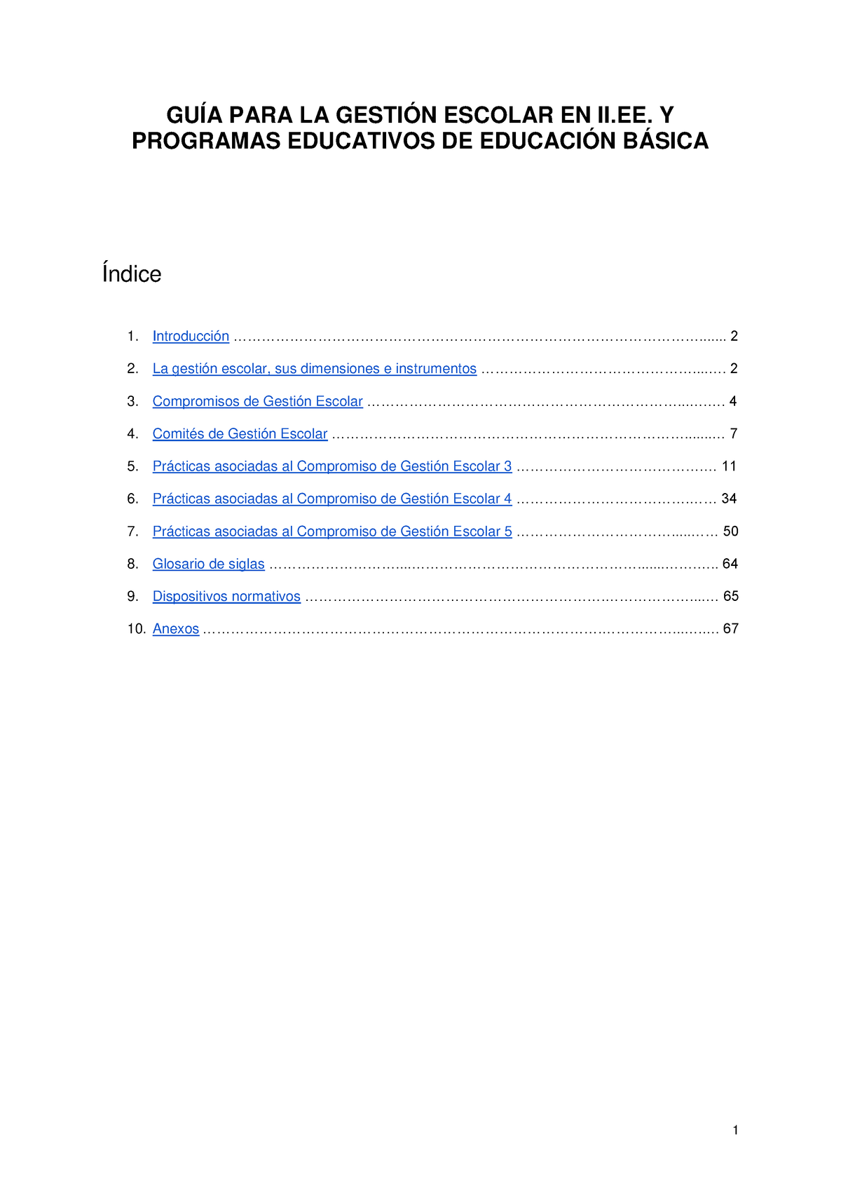 Guia Para La Gestion Escolar En Iiee GuÍa Para La GestiÓn Escolar En Ii Y Programas 3612