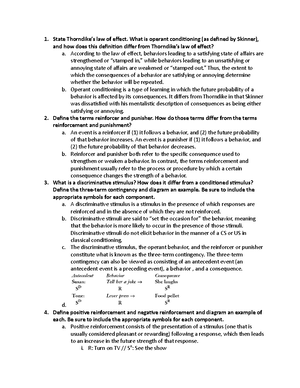 Ch. 5 - Carolyn Ritchey; questions and answers to chapter 5 study ...