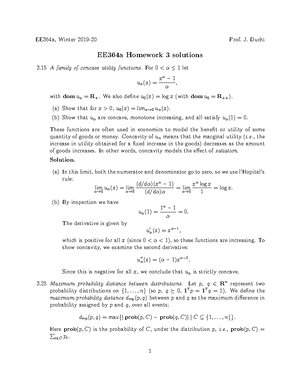 ee364a homework 8 solutions