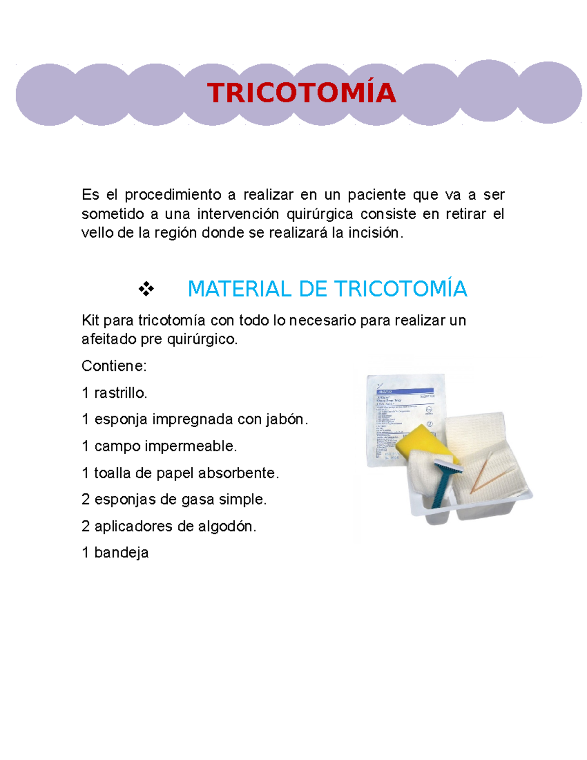 Equipo Y Marial De Tricotom a Ginecolog a UAT Studocu