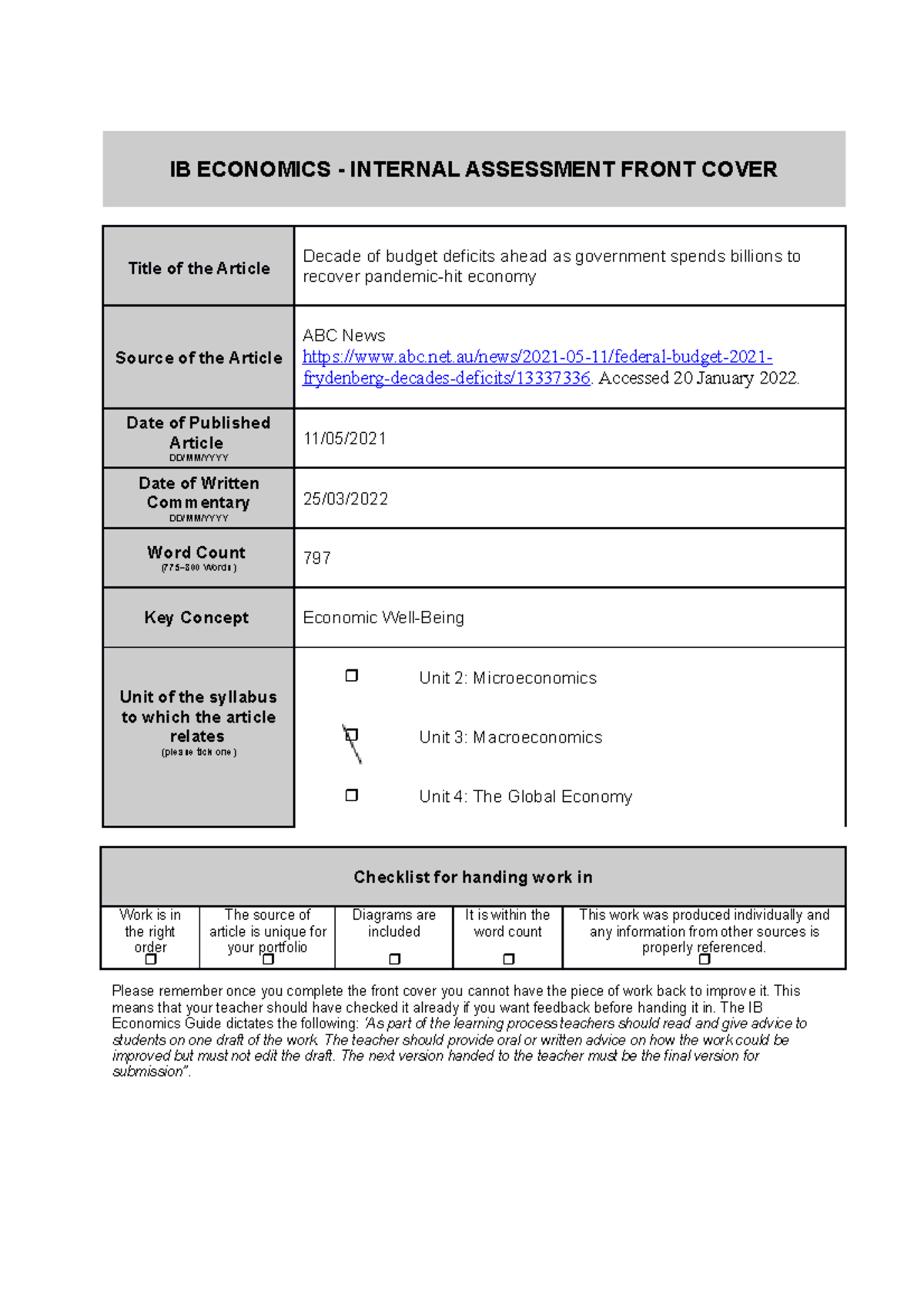 Ib Economics Macro Ia Example