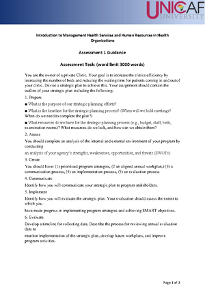 Summative Assessment Point 1 - Business Plan for a Brand-New Venture ...