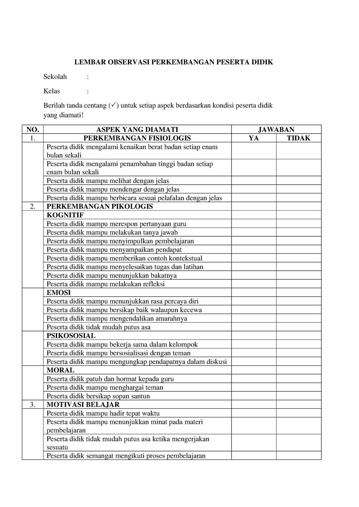 01.02.3-T2-7 Koneksi Antar Materi Muhammad Hidayat - LEMBAR OBSERVASI ...