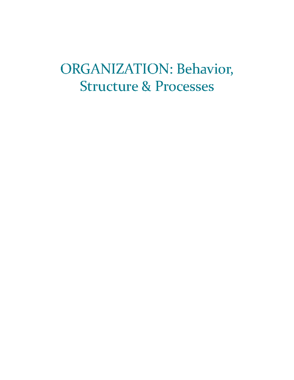 organization-behavior-organization-behavior-structure-processes