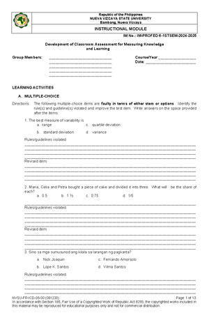 TTL - Activity#1 - Good - NAME: CADANO, ALEXA ROSE D. COURSE/YEAR: BEED ...