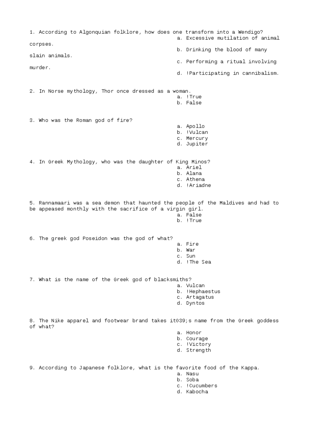 BIO 280 Cheat Sheet 4 - use this as your referrence - According to ...