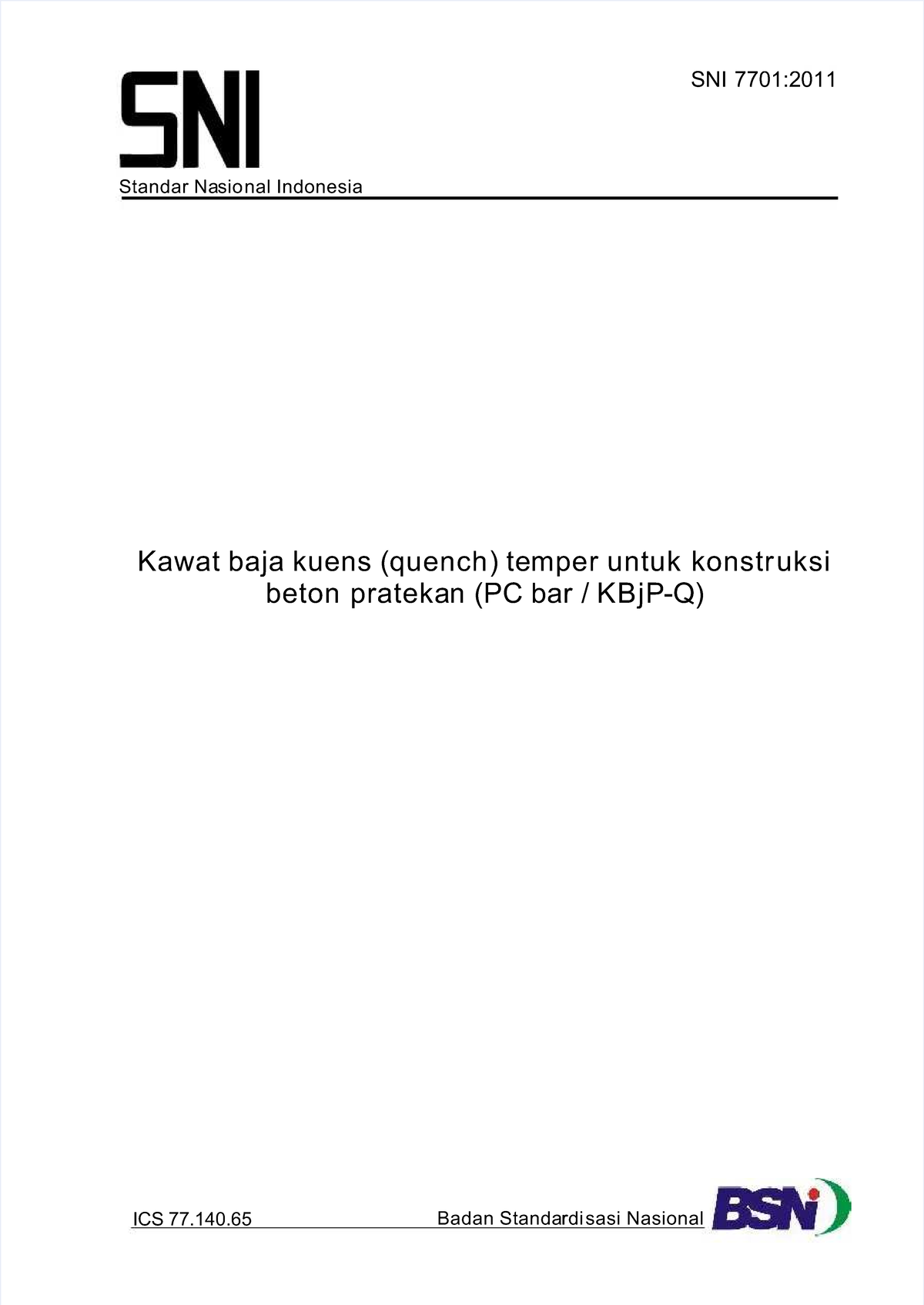 Pdf-sni-7701-2011 compress - SNI 7701:2011 Standar Nasio Nasio nal ...