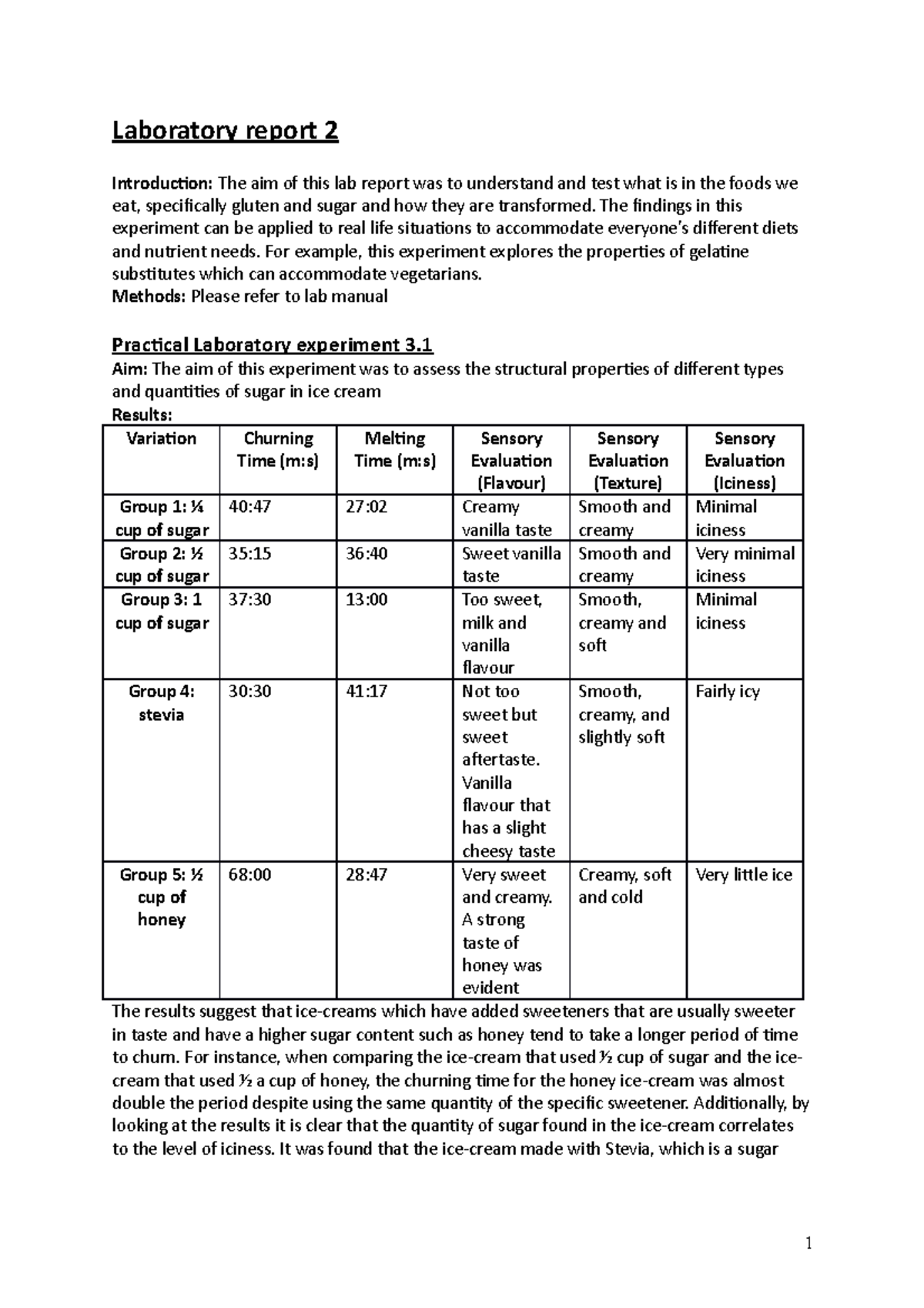 Laboratory report 2 - The findings in this experiment can be applied to ...