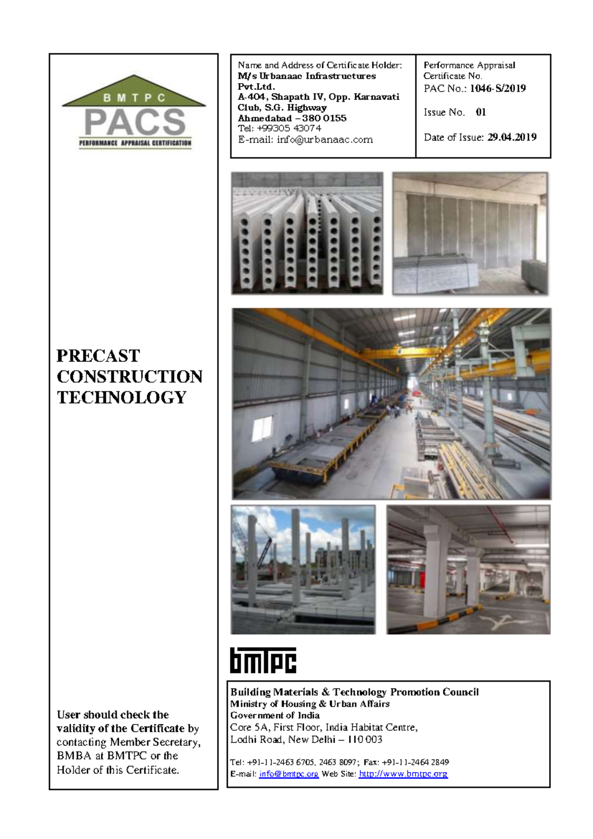 Pre fab - help in report prep - ```````` PRECAST CONSTRUCTION ...