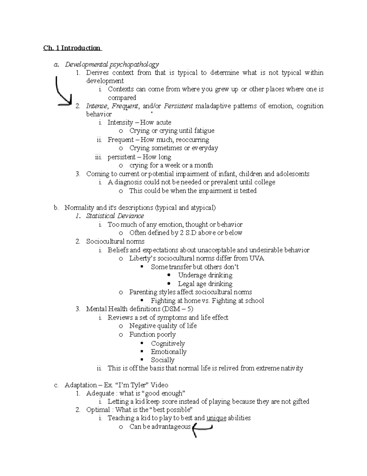 Psych 345 Unit 1 - Lecture notes Ch1-4 - PSYC 345 - LU - Studocu