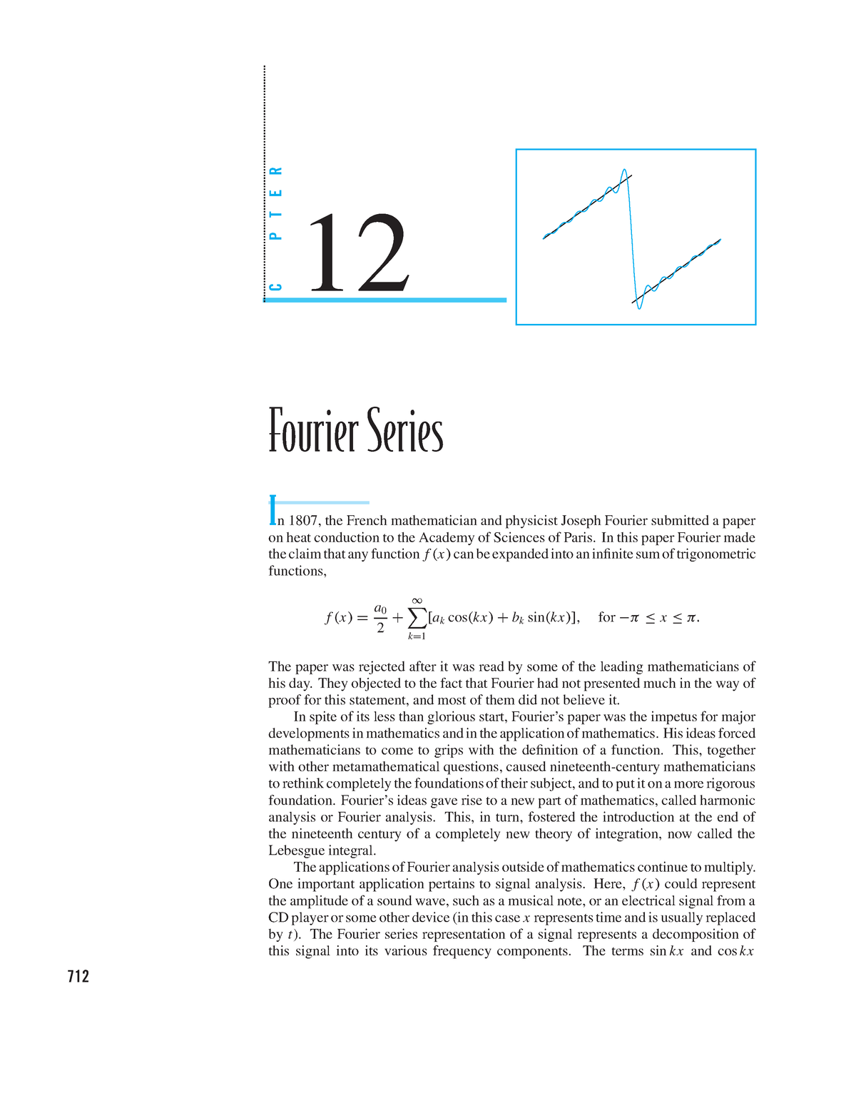 Chapter 1 2- Fourier Series - ####### C ####### H ####### A ####### P ####### T ####### E ...