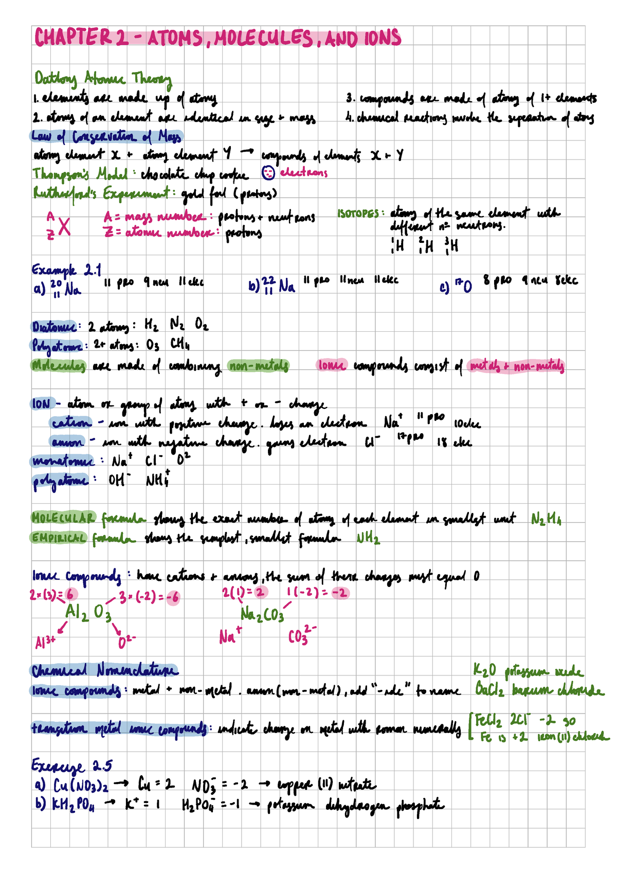 Chapter 2 - Gen Chem CHM1045 - Studocu