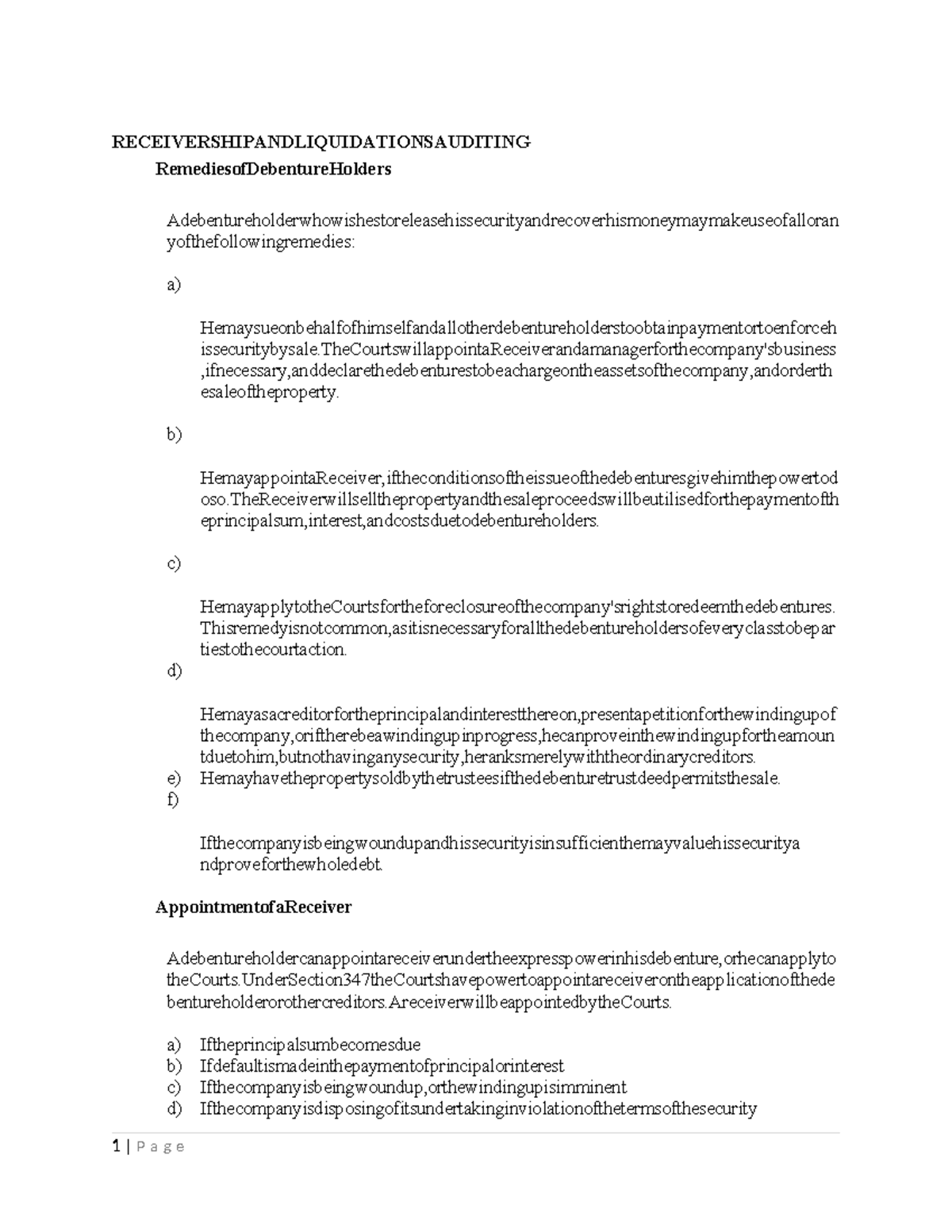 Receivership AND Liquidations Auditing1