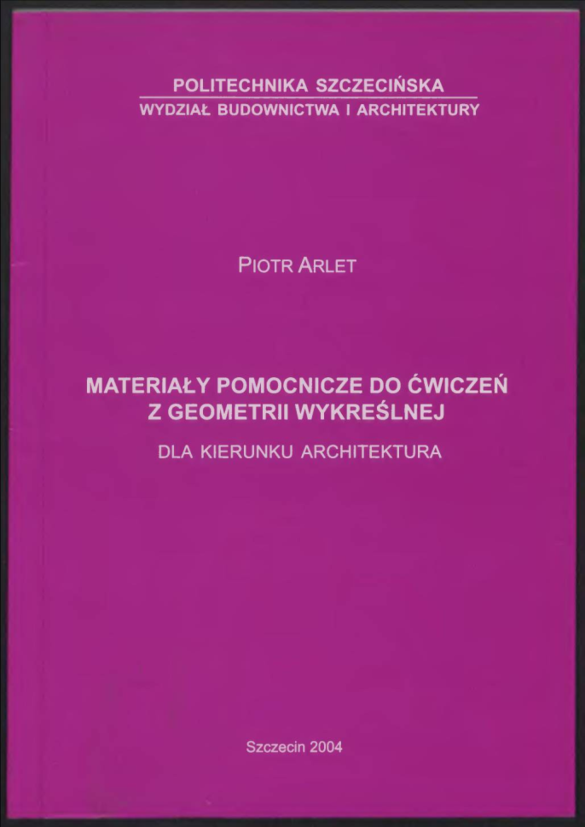 Materia Y Pomocnicze Do Cwiczen Z Geometrii Wykre - POLITECHNIKA ...