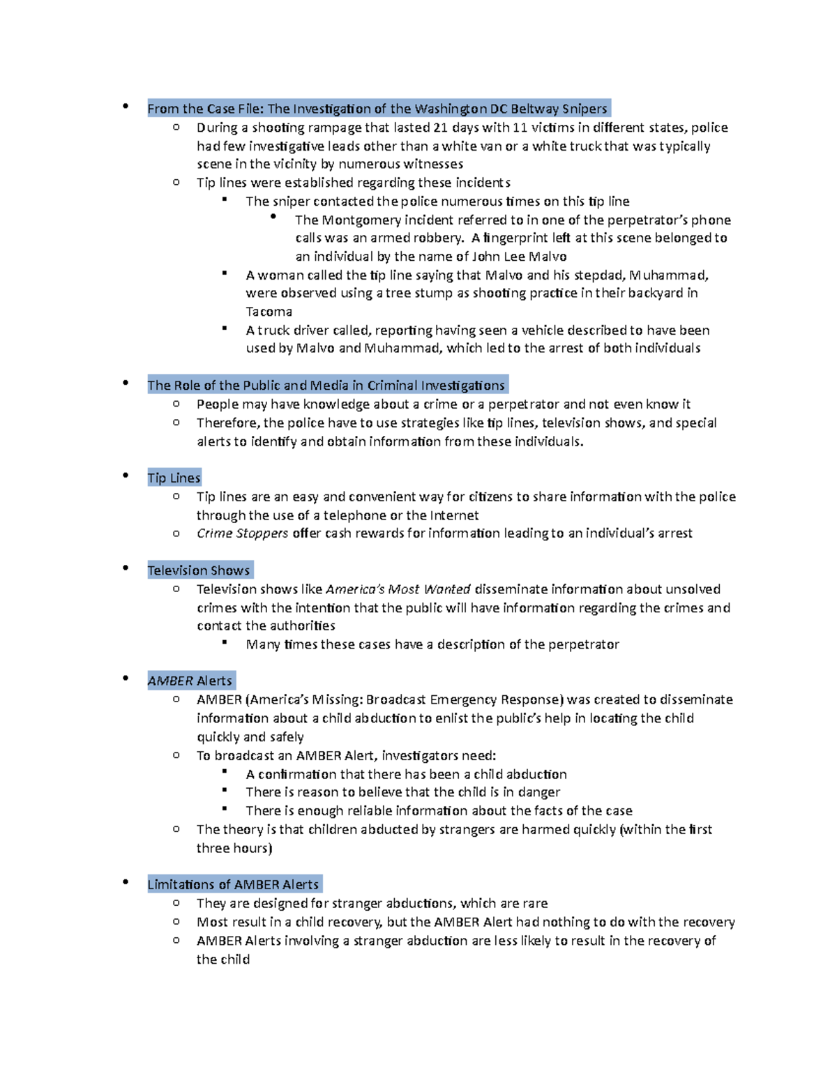 Ch. 9 - Powerpoint Notes - From the Case File: The Investigation of the ...