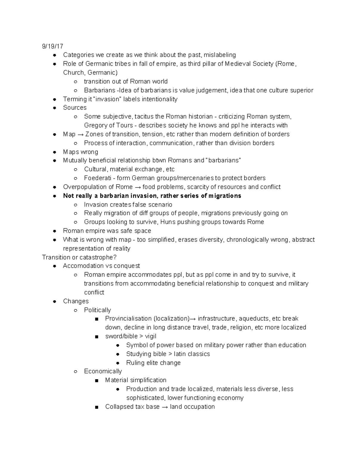 Hist 214 Notes Professor Travis Bruce Hist 214 Introduction To Studocu