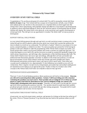 MVP - This is the my virtual child document of the class. - Describe ...