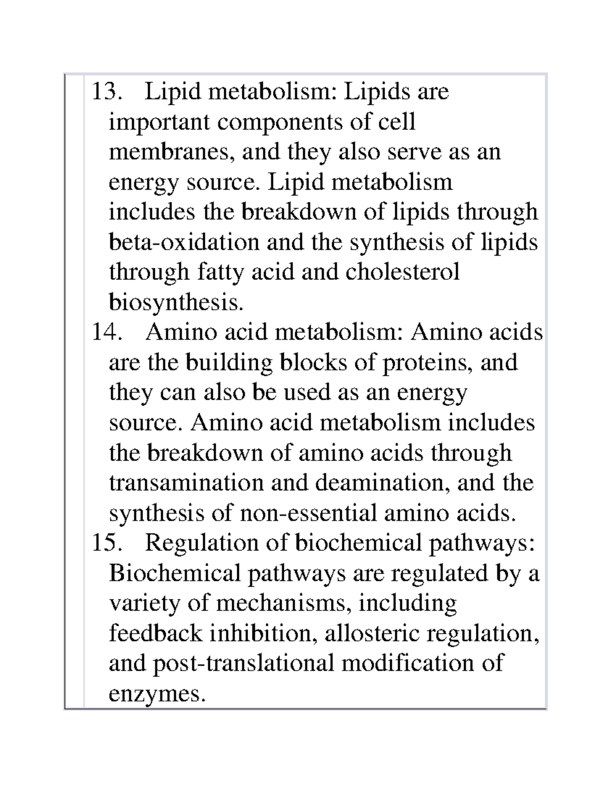 Biochemistry 5-end - Lipid Metabolism: Lipids Are Important Components ...