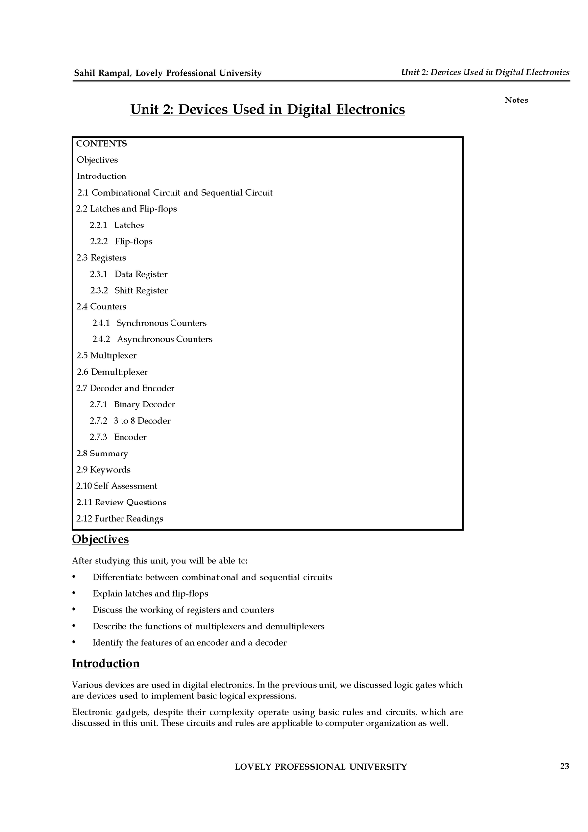 Computer Organization AND Architecture Chapter 2 - Unit 2: Devices Used ...