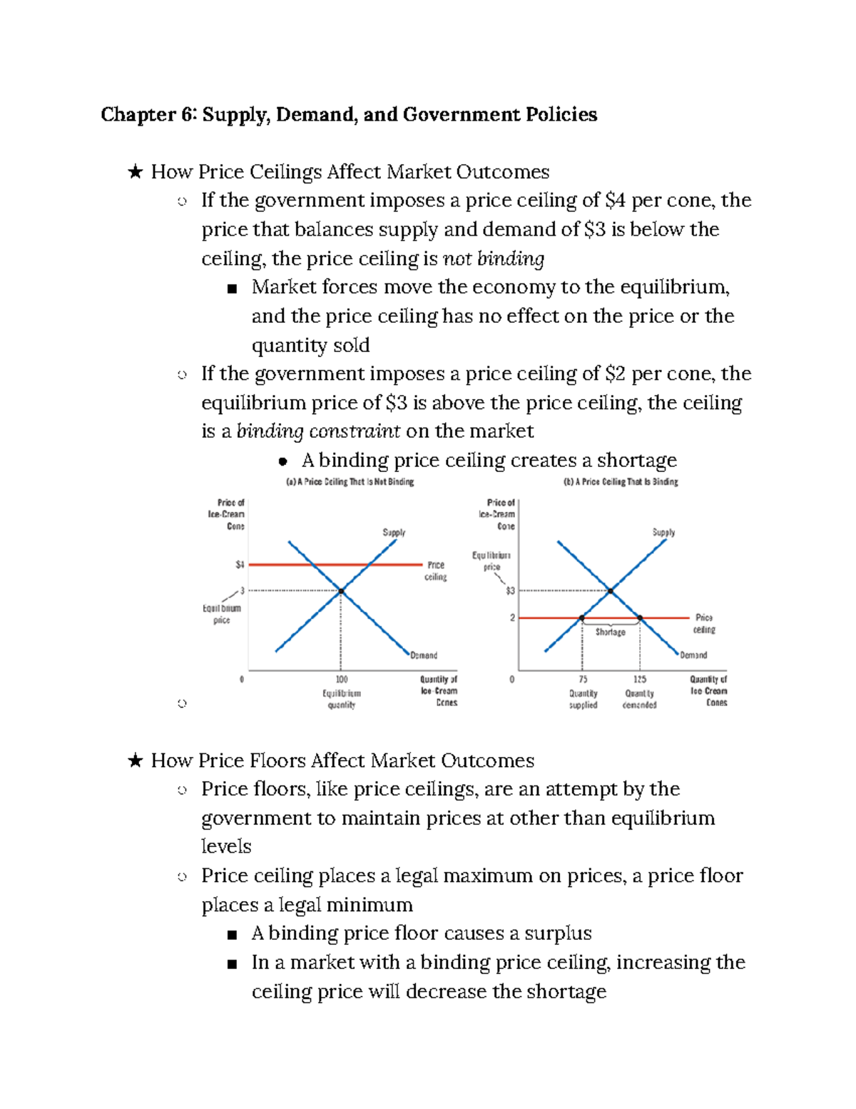 Chapter 6 Supply, Demand, And Government Policies - Chapter 6 Supply ...