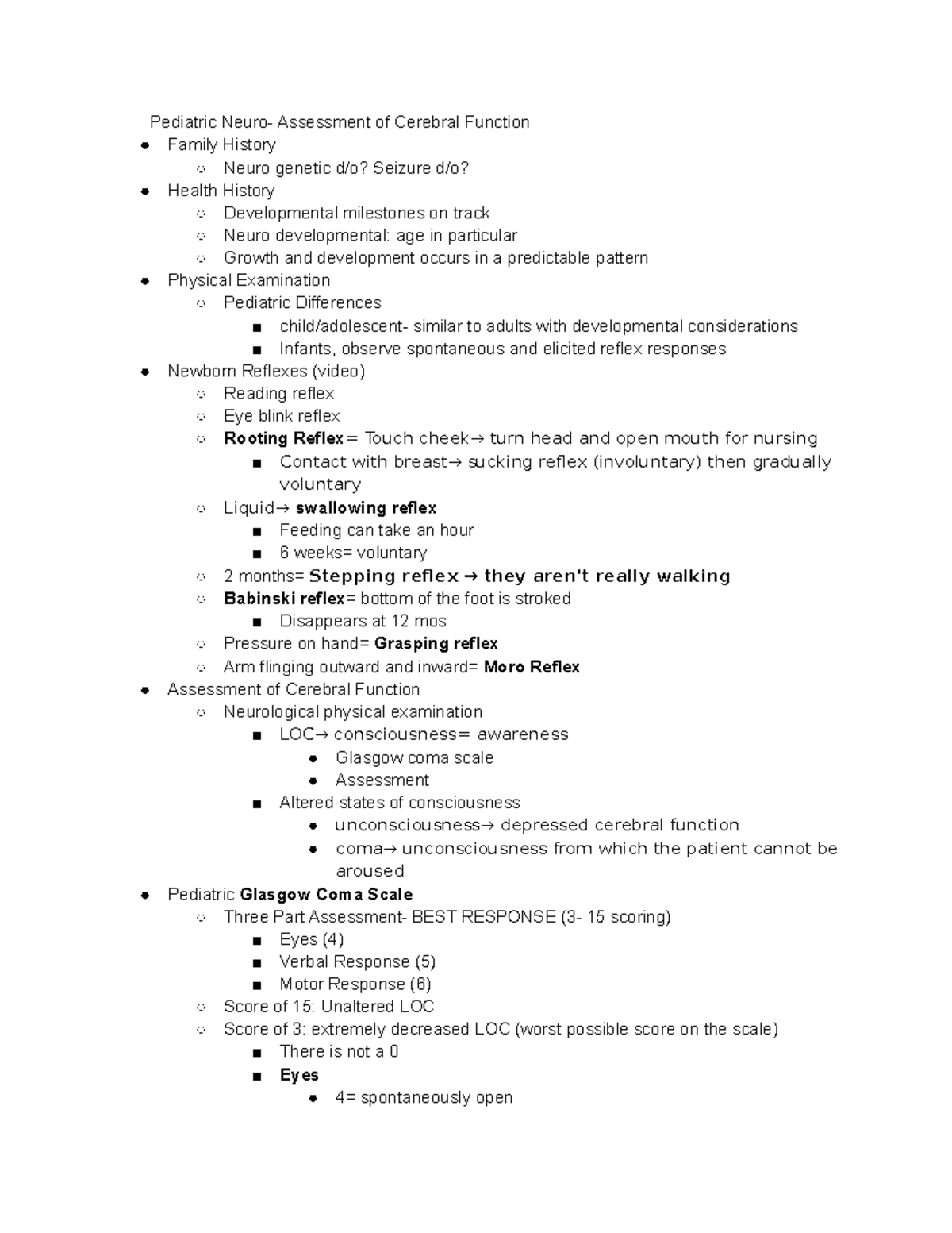 PEDS-Neuro - PEDS-Neuro - Pediatric Neuro- Assessment of Cerebral ...