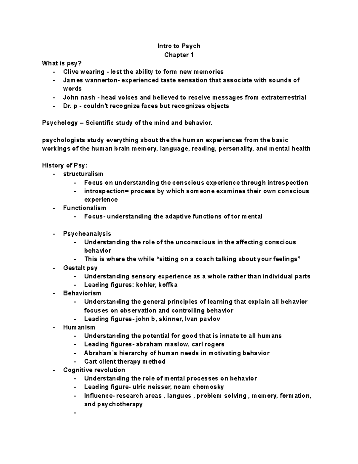 intro-to-psy-intro-to-psych-chapter-1-what-is-psy-clive-wearing