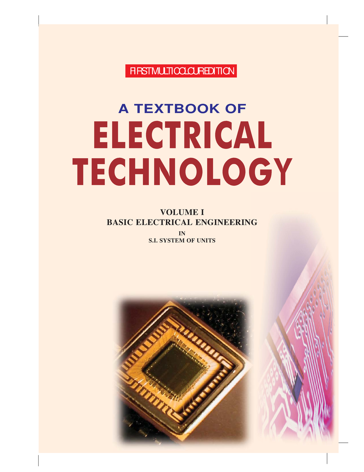 A Textbook Of Electrical Technology Volume I Basic Electrical ...