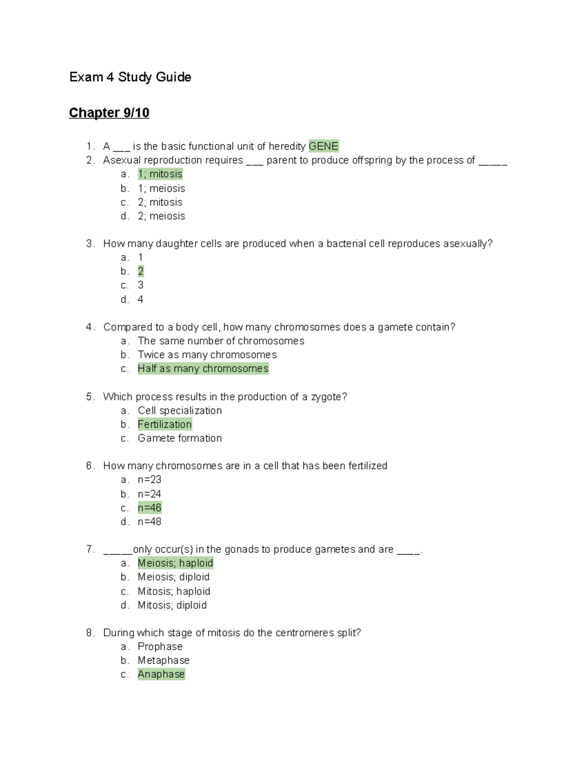 Exam 4 Study Guide ANS - Exam 4 Study Guide Chapter 9/ A ___ is the ...