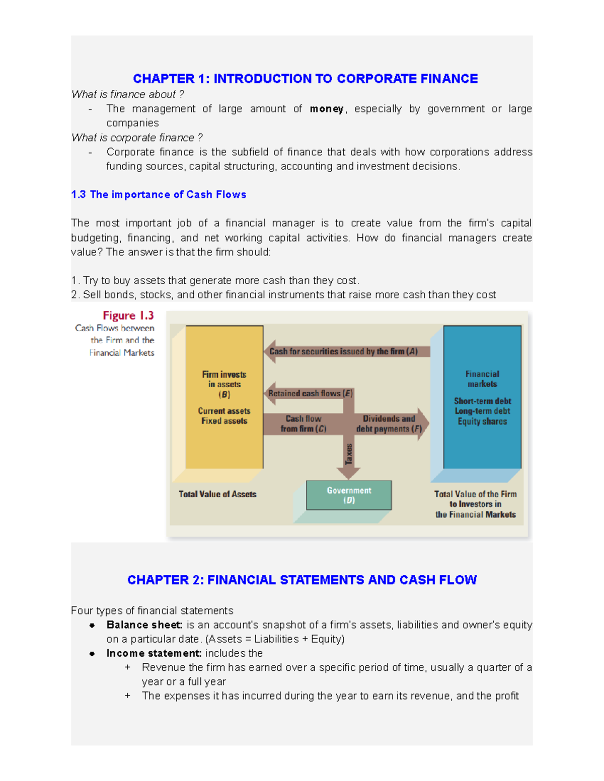 Chapter-1 2 3 - chap 12 3 - CHAPTER 1: INTRODUCTION TO CORPORATE ...