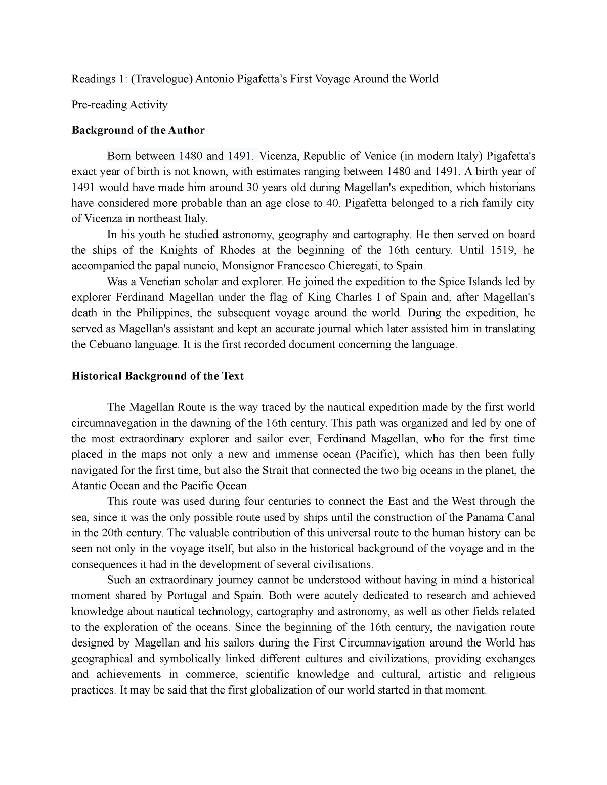 readings-1-primary-sources-readings-1-travelogue-antonio-pigafetta-s-first-voyage-around