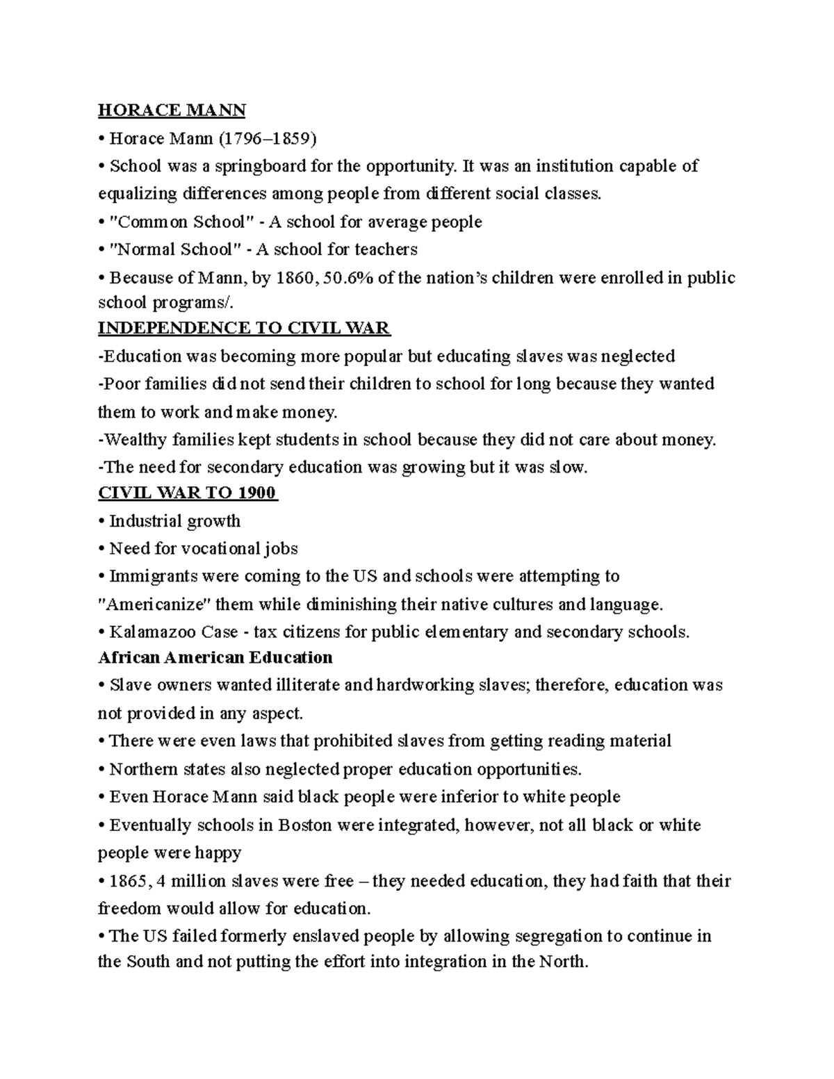 Horace MANN Katherine Ross HORACE MANN Horace Mann (17961859