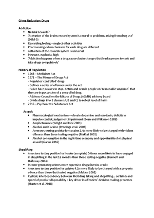 Approaches to Crime Reduction part 2 - Are directed at highly speciic ...