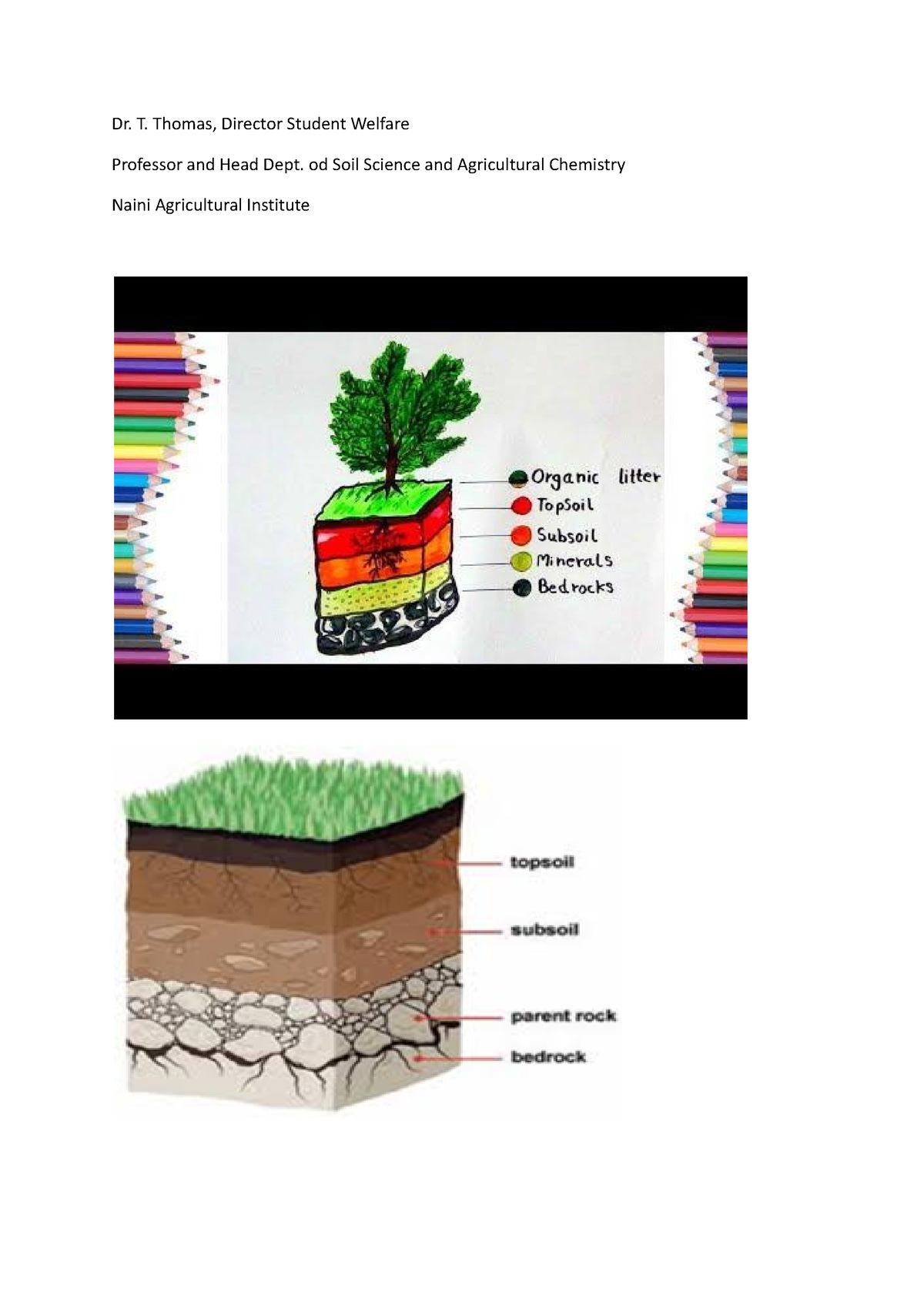 Explaining a Soil Profile