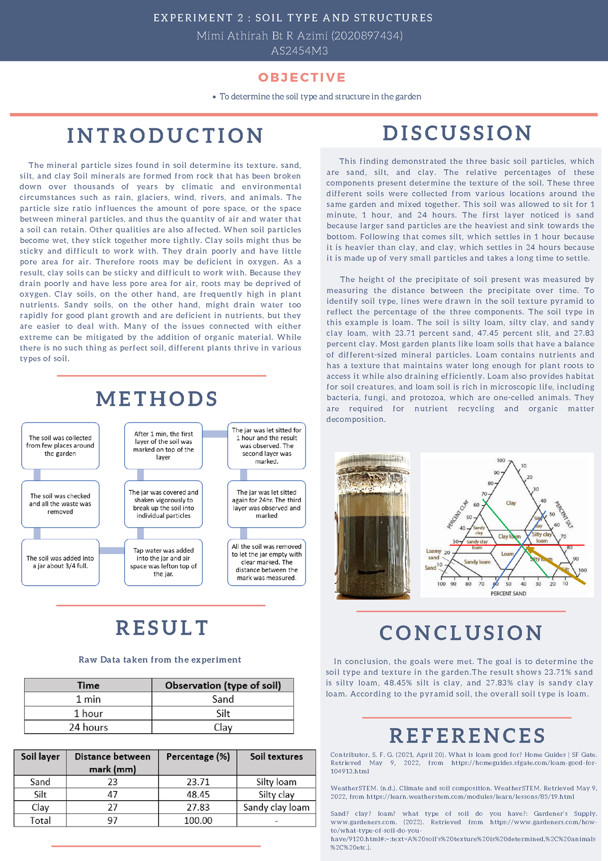 Experiment 2 Soil Type And Structure The Mineral Particle Sizes Found In Soil Determine Its 