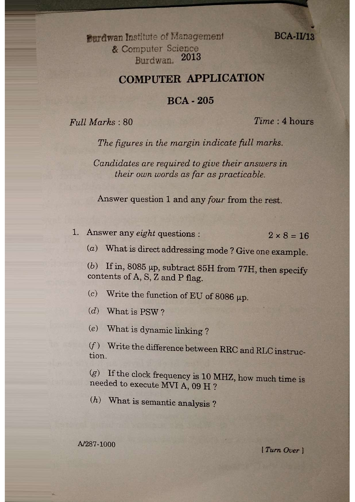 Microprocessor - Bcom Computer Notes - Studocu