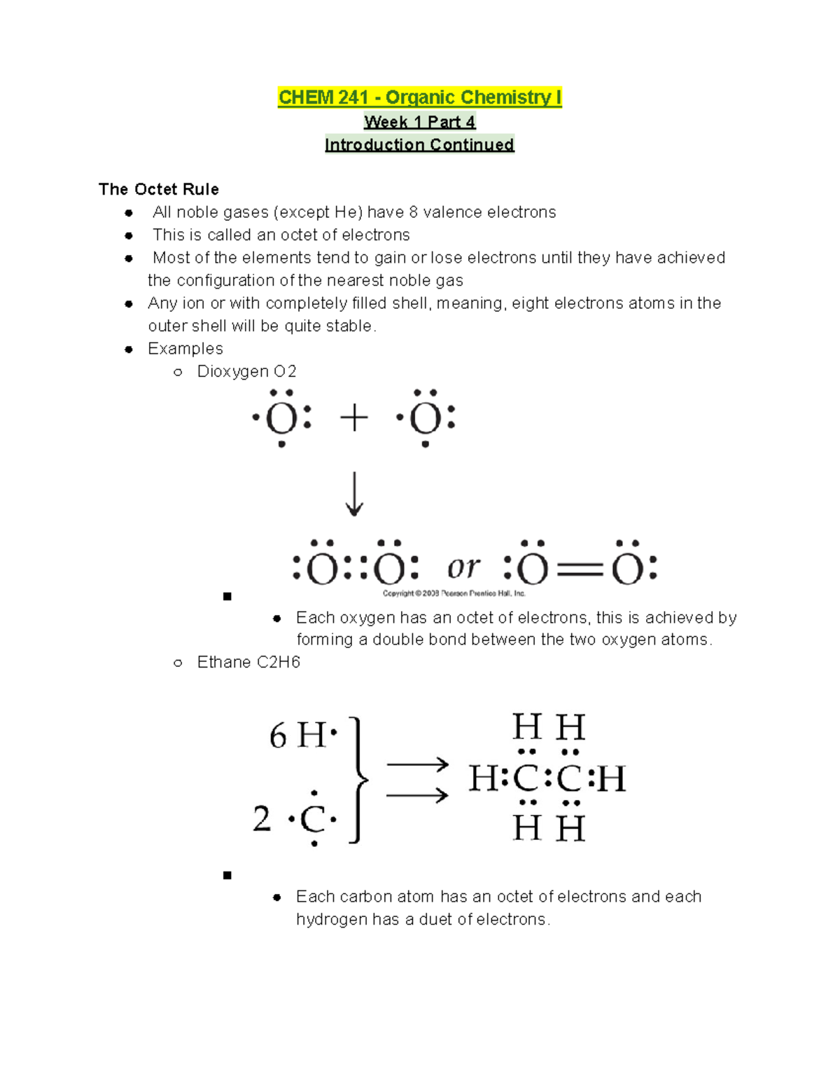 CHEM 241 Lecture Notes Week 1 Part 4 - Introduction Continued - CHEM ...