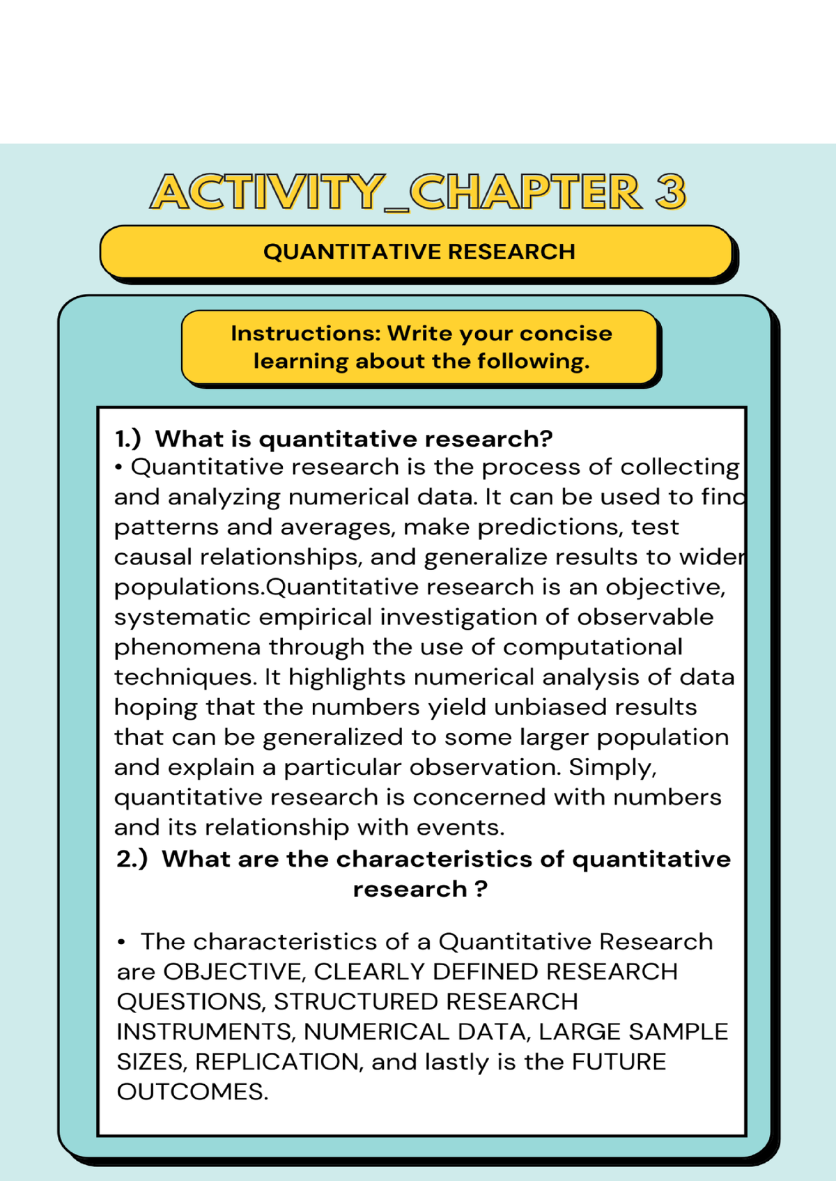 chapter 2 qualitative research content