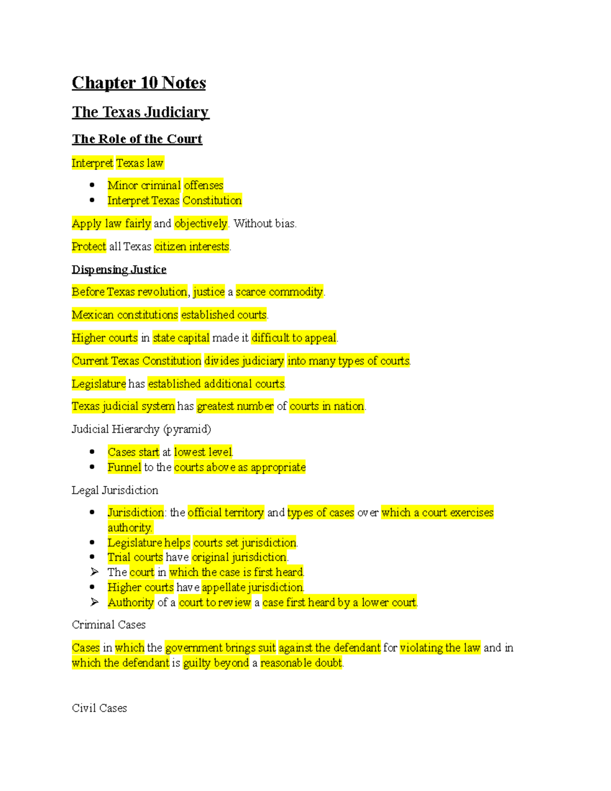 chapter-10-chapter-10-notes-the-texas-judiciary-the-role-of-the-court