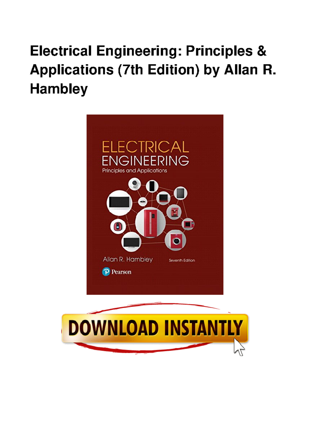 Pdfcoffee - Electrical Engineering: Principles & Applications (7th ...