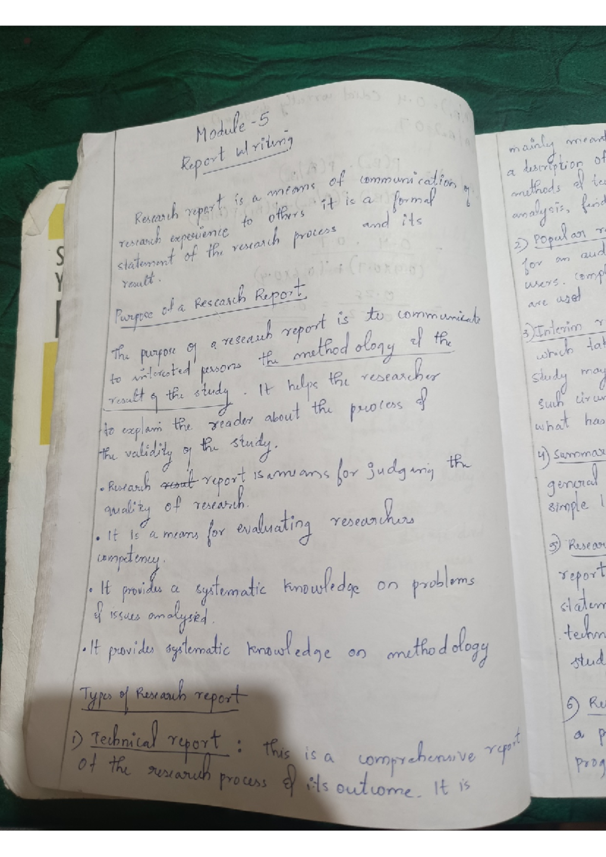 Report writing notes - Quantitative Techniques - Studocu