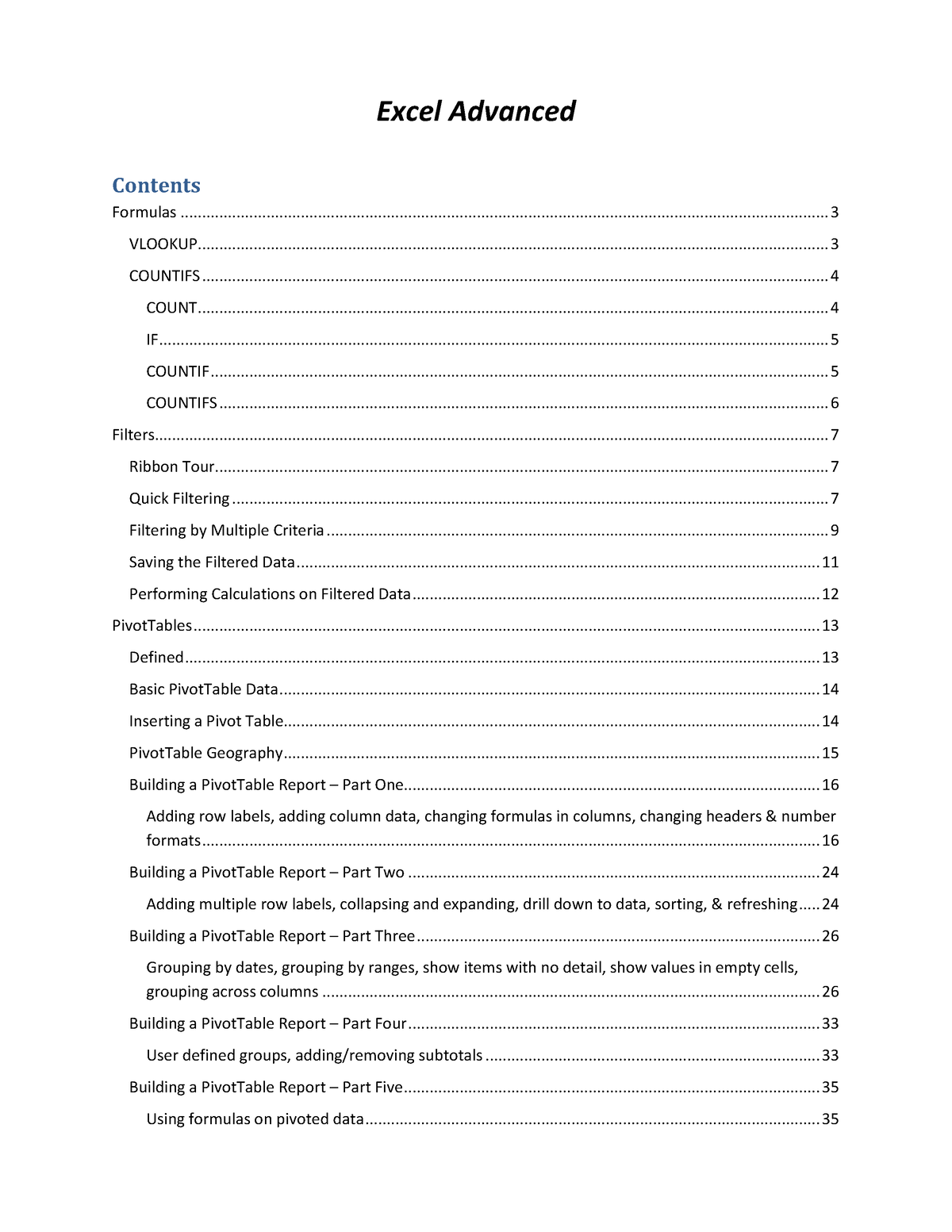 excel-advanced-training-packet-excel-advanced-formulas-contents-studocu