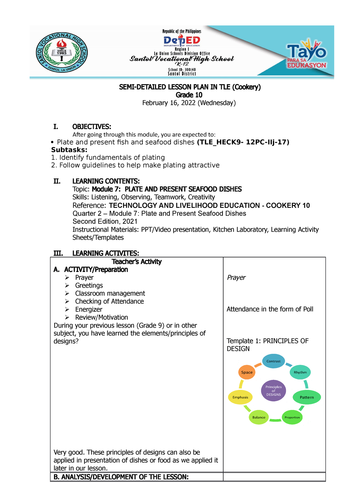 informative essay lesson plan grade 10