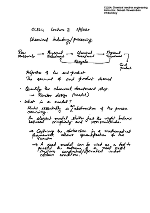 CL324 2023 Tutorial 1 - Department of Chemical Engineering IIT Bombay ...