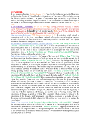 Ip exam notes - Summary Principles of Intellectual Property - IP sem ...