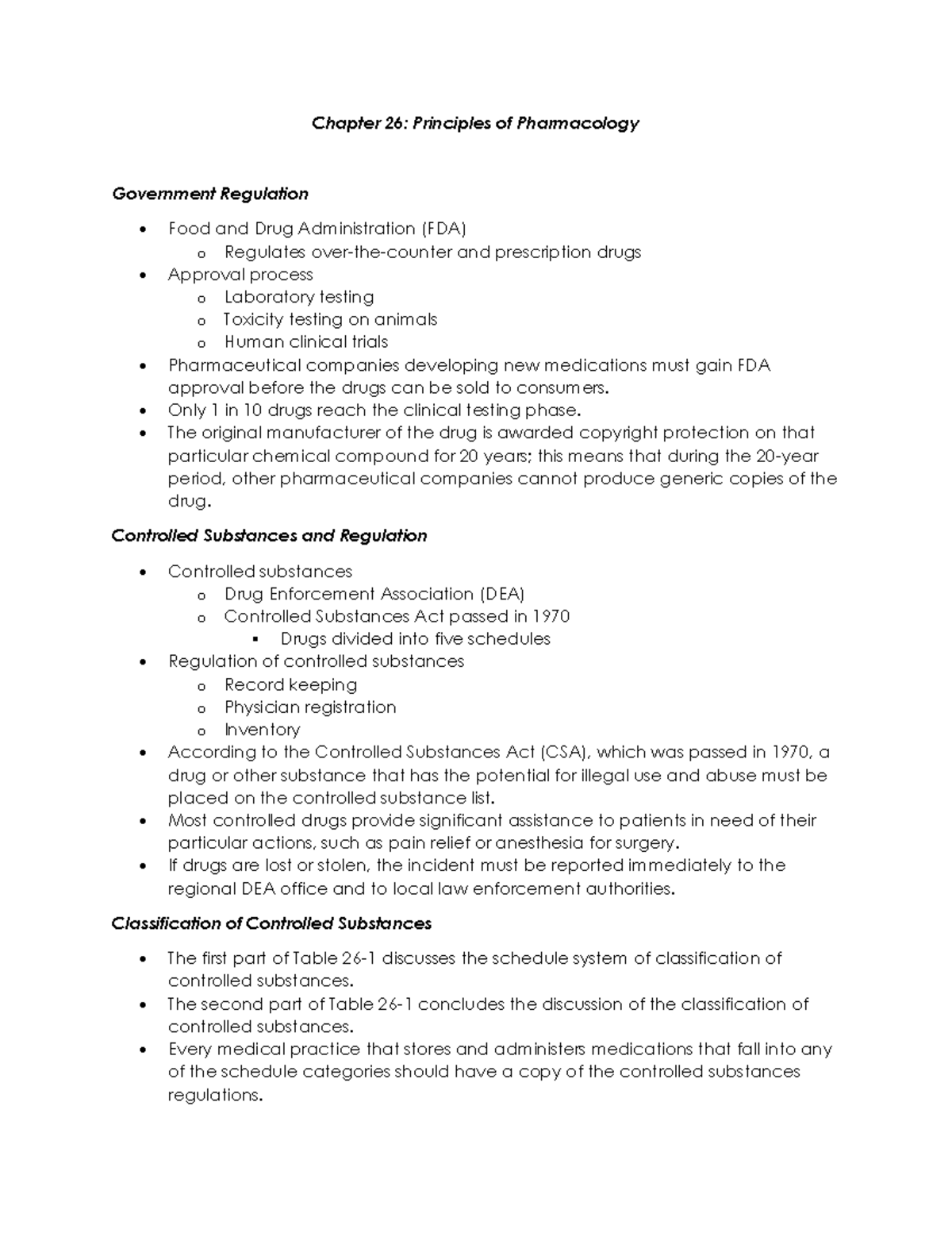 Chapter 26 Principles Of Pharmacology - Chapter 26: Principles Of ...