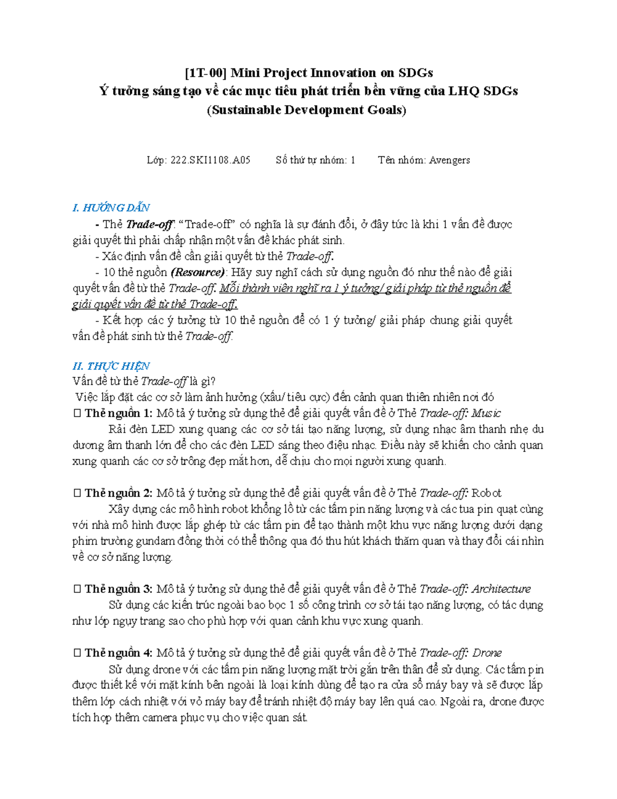 0. [1T-00] Mini Project Innovation on SDGs Nhóm1 - [1T-00] Mini Project ...