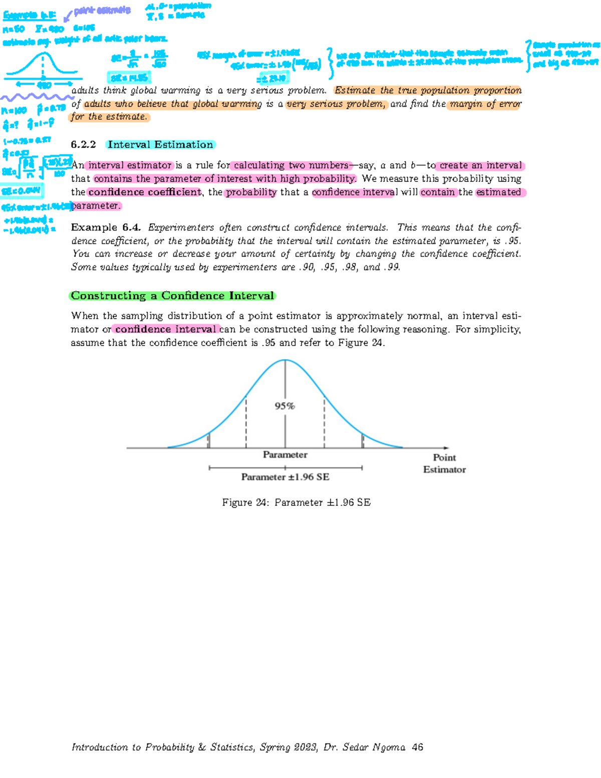 Lecture Note 2 - Inferential Stats - adults think global warming is a ...