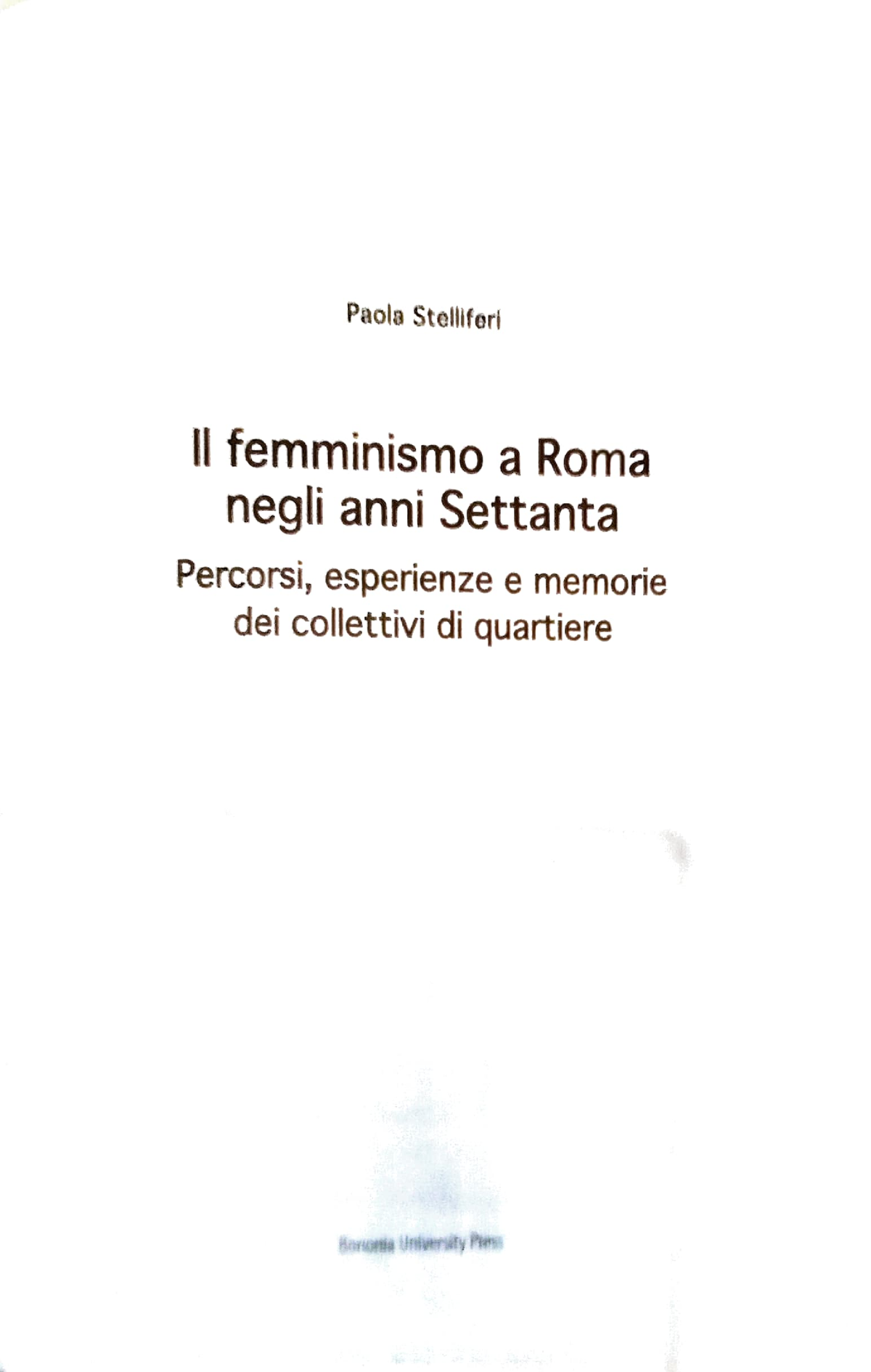 Libro Femminismo Parte 1 Pag 25-unito - Pnola Stelllforl Il Femminismo ...