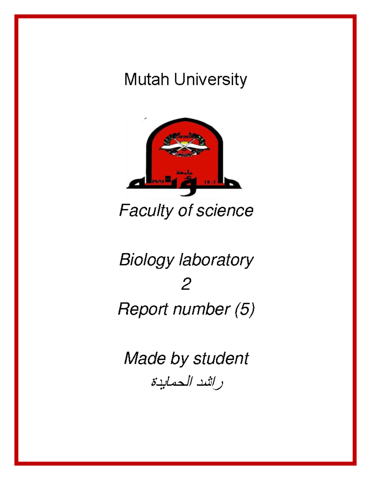 Bio lab 5 - This file contains some good to use information about ...
