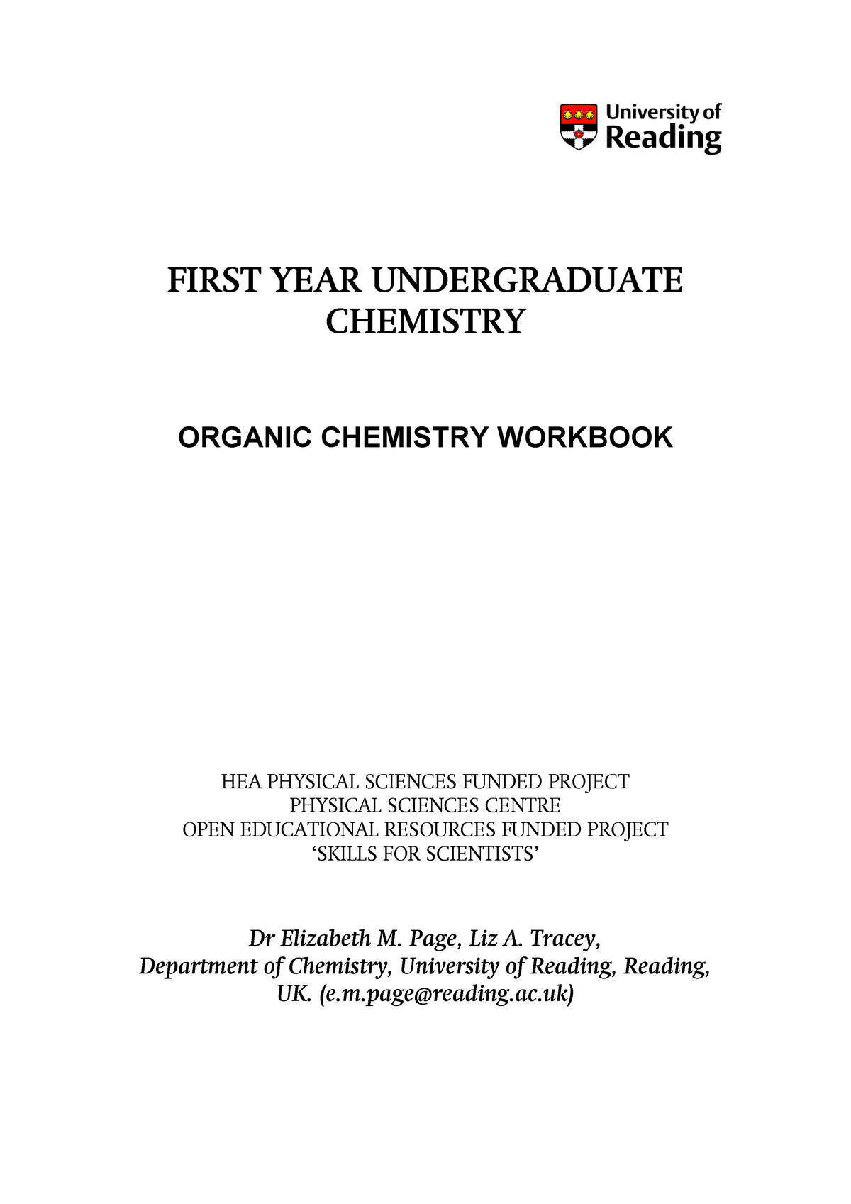 undergraduate thesis chemistry